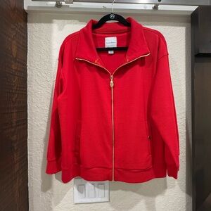 Tommy Bahama Red Zippered Jacket